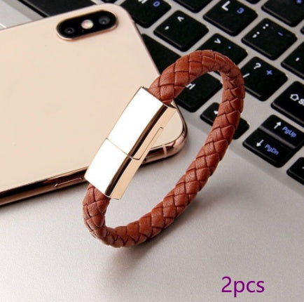 Bracelet Charger USB Charging Cable Data Charging Cord For Any Smartphone - USB-C , MICRO USB , LIGHTNING CABLE