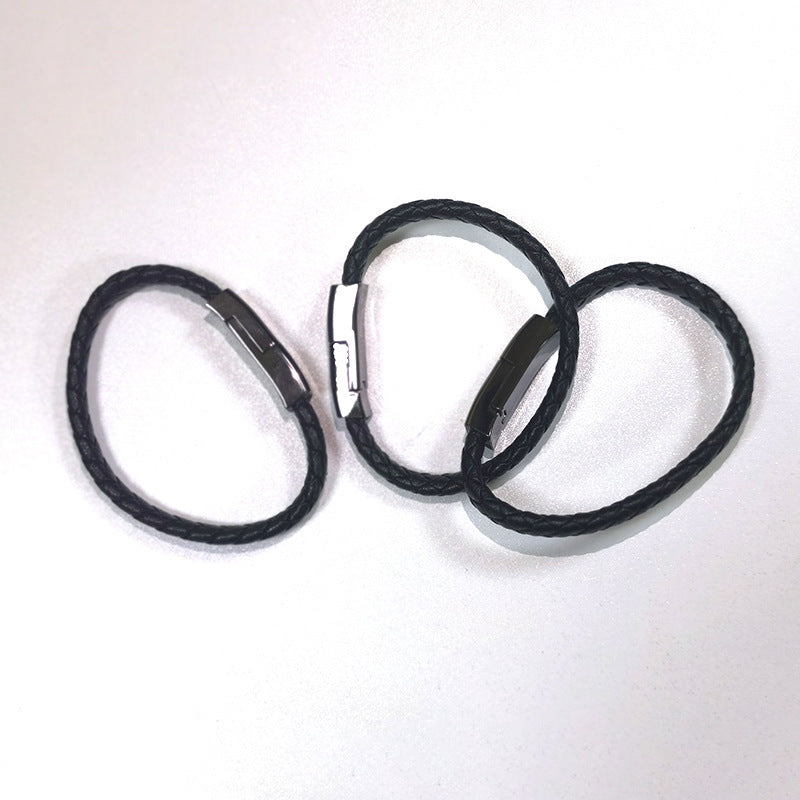 Bracelet Charger USB Charging Cable Data Charging Cord For Any Smartphone - USB-C , MICRO USB , LIGHTNING CABLE