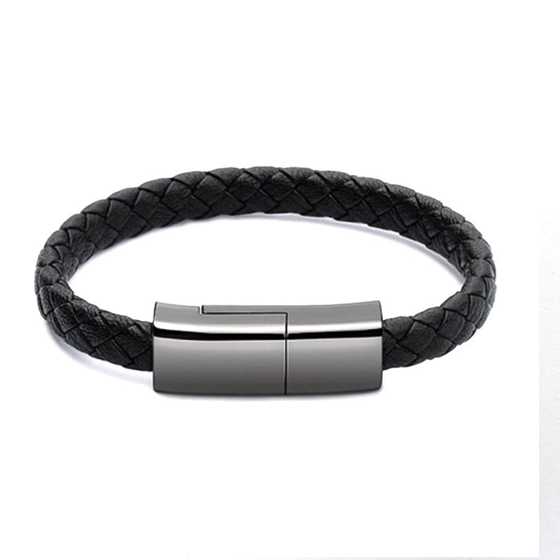 Bracelet Charger USB Charging Cable Data Charging Cord For Any Smartphone - USB-C , MICRO USB , LIGHTNING CABLE